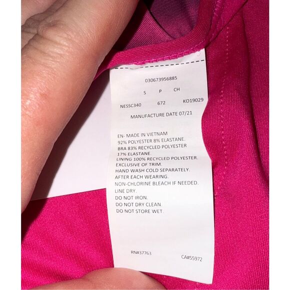 NWT- Nike Tie Dye Layered Tankini- size Small - Picture 7 of 12